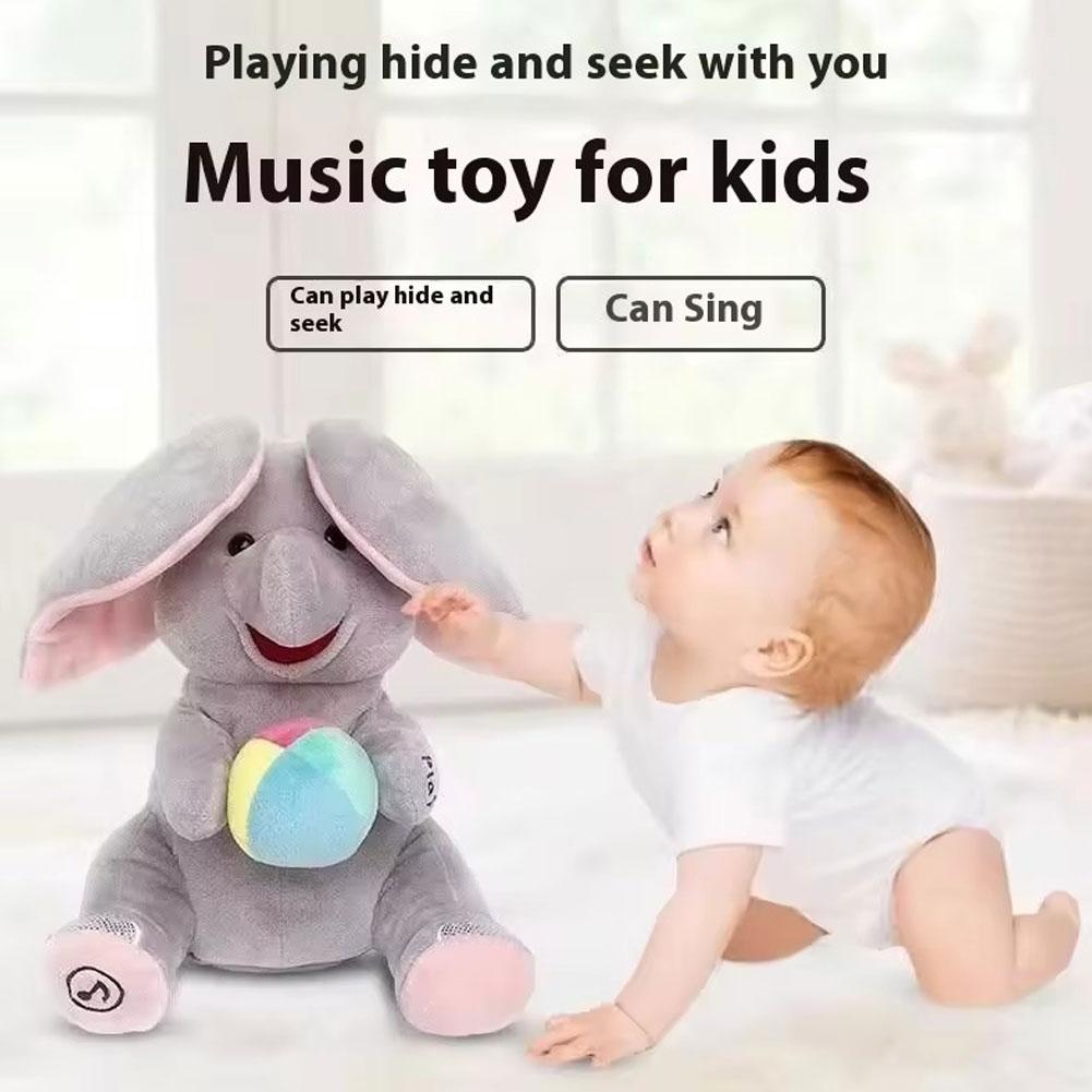 Phone Accessories Baby - Hide and Seek Elephant Plush Toy