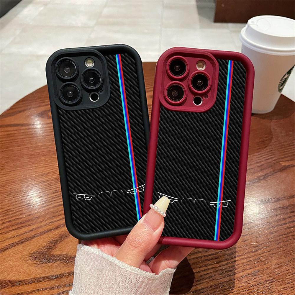 Phone Accessories Iphone - Cool car lights carbon Matte Phone