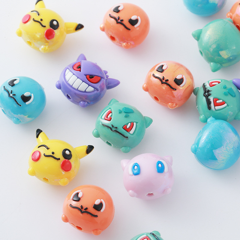 12pcs Pokémon Bead DIY Mobile  - Phone Accessories Doll 评论和价格