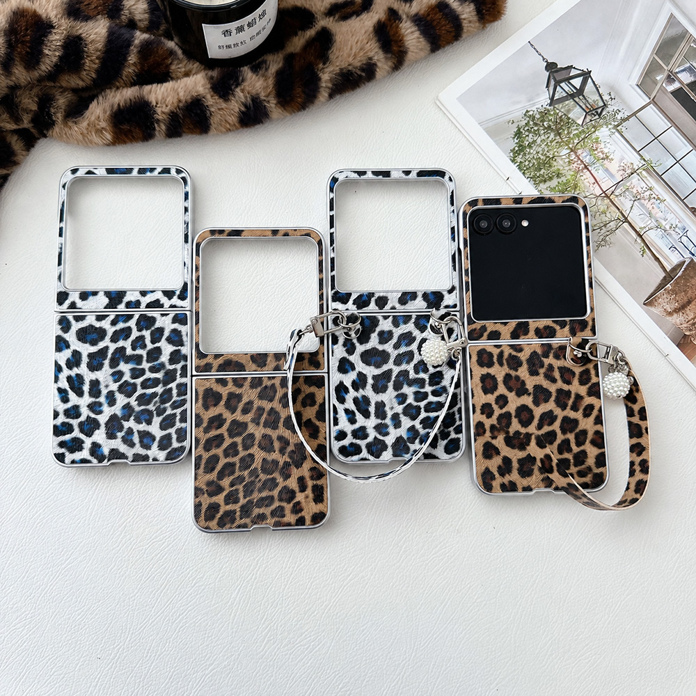 Leopard Print Folding Flip Pho - Phone Accessories Usa 评论和价格