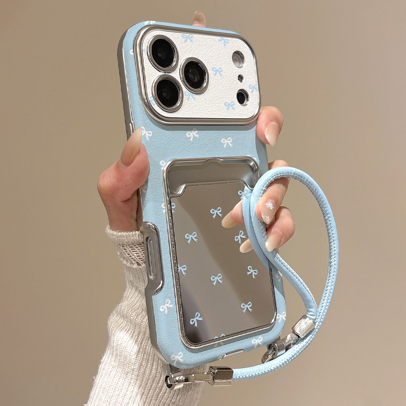 Cute Bow Mirror Card Holder Ph - Quirky Phone Accessories 评论和价格