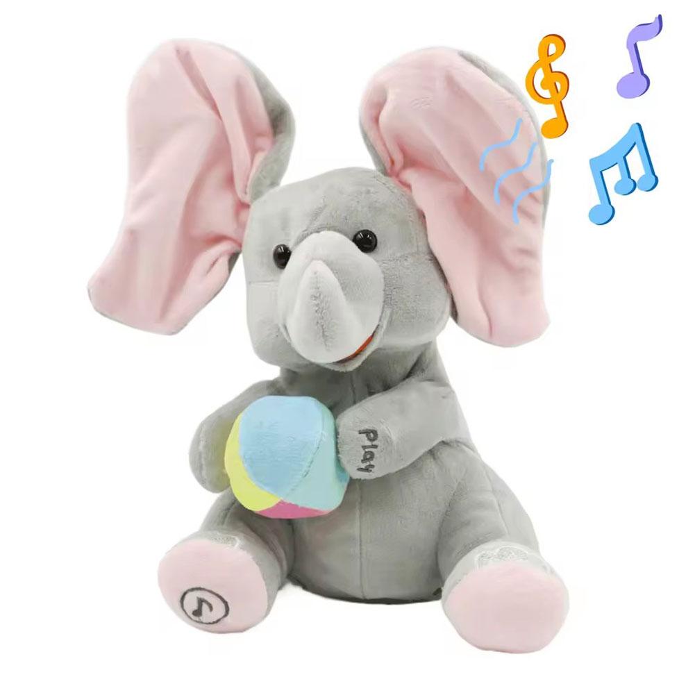 Hide and Seek Elephant Plush T - Phone Accessories Baby 评论和价格