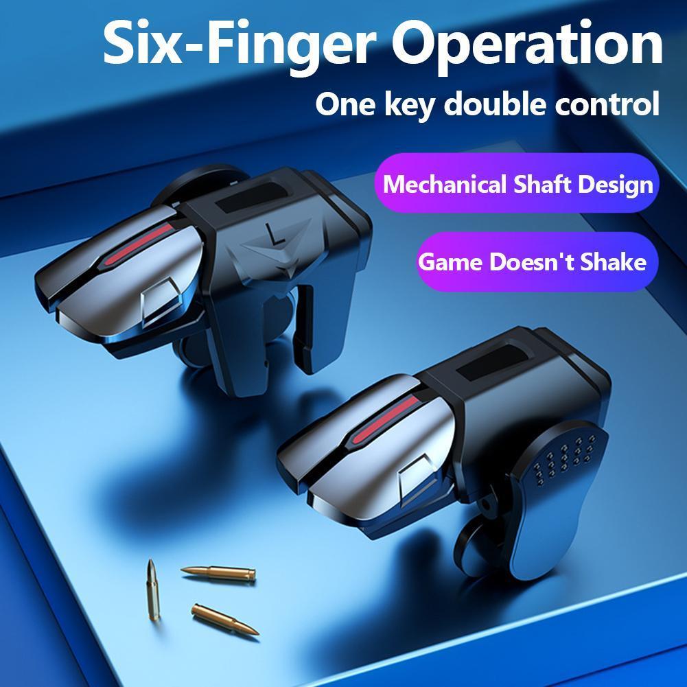 2pcs 6 Finger Gaming Trigger L - Gaming Trigger Phone 评论和价格