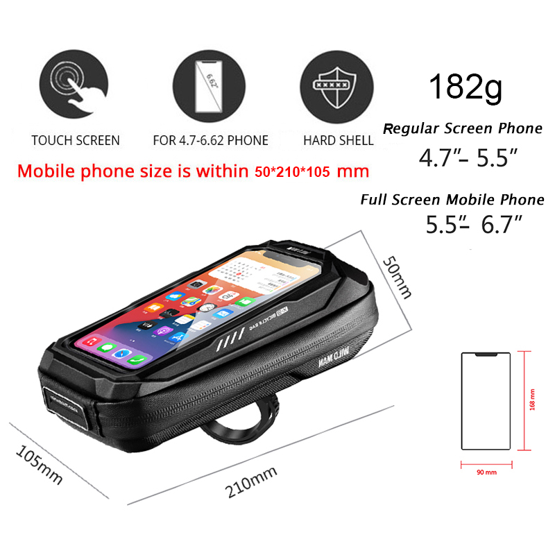 WILD MAN Rainproof Bicycle Fro - Youtube Phone Accessories 评论和价格