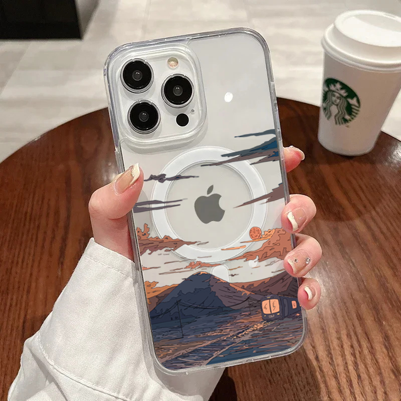 Sunset Pattern Fashion Phone C - Phone Accessories Iphone 评论和价格