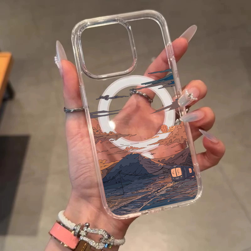 Sunset Pattern Fashion Phone C - Phone Accessories Iphone 评论和价格