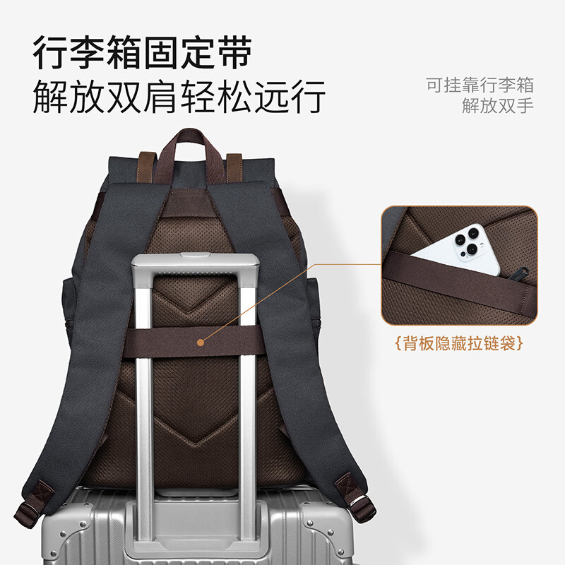MOYYI 27L Large Flap Backpack  - Waterproof Phone Bag 评论和价格