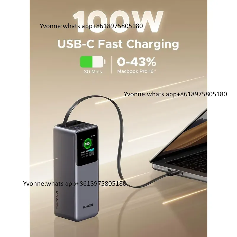 Nexode 20000mAh 165W Power Ban - Fast Charging Cable 评论和价格